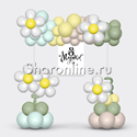 Бенто-фотозона из шаров "Весенняя капель" - изображение 1