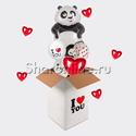 Большая коробка-сюрприз "Влюбленная панда" - изображение 1