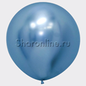 Большой шар Хром синий 60 см - изображение 1