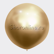 Большой шар Хром золотой 60 см