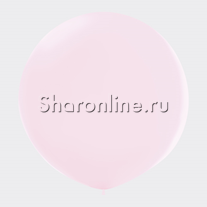 Большой шар Макаронс розовый 60 см