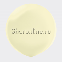 Большой шар Макаронс желтый 60 см