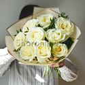 Букет белых роз - изображение 2