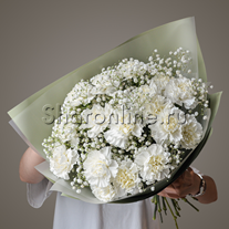 Букет цветов "Белый зефир"