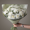 Букет цветов "Белый зефир" - изображение 3