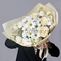 Букет цветов "Чизкейк"