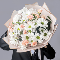 Букет цветов "Хрупкая элегия"