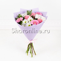 Букет цветов "Розовая нежность"