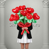 Букет из шаров "Сердечки"