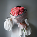 Букет коралловых кустовых роз - изображение 1