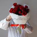 Букет красных кустовых роз - изображение 1