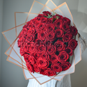 Букет красных роз - изображение 1