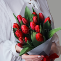 Букет красных тюльпанов - изображение 2