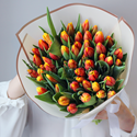 Букет огненных тюльпанов - изображение 1