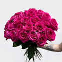 Букет роз цвета фуксия Премиум - изображение 1