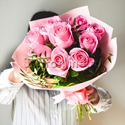 Букет розовых роз - изображение 2