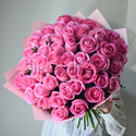 Букет розовых роз - изображение 1