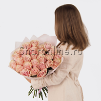 Букет розовых роз Премиум