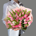 Букет розовых тюльпанов - изображение 1