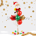 Букет шаров "Добрый Санта" - изображение 1