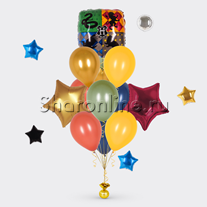 Букет шаров "Герб Хогвартса"