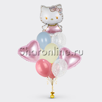 Букет шаров "Hello Kitty"