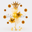 Букет шаров "Королевский" - изображение 1