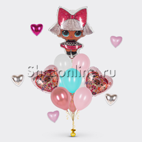 Букет шаров "Кукла" Дива