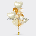 Букет шаров "Люблю тебя!" - изображение 1