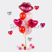 Букет шаров "Любовь-это ты и я"