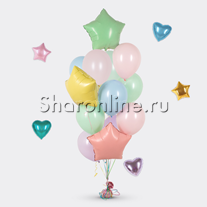 Букет шаров "Макаронс"