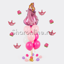 Букет шаров "Маленькая принцесса" - изображение 1