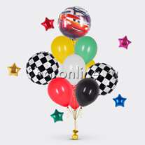 Букет шаров "Молния Маккуин"