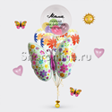 Букет шаров "Порхай как бабочка" - изображение 1