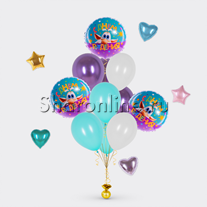 Букет шаров "Поздравление от Бубы"