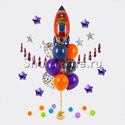 Букет шаров "Ракета" - изображение 1
