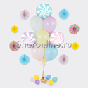 Букет шаров "Разноцветные леденцы" - изображение 1