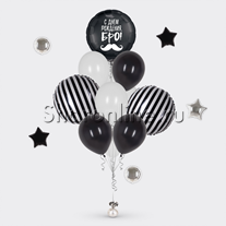 Букет шаров "С Днем Рождения, Бро!"