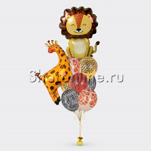 Букет шаров "Сафари" - изображение 1
