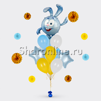 Букет шаров "Смешарик Крош"