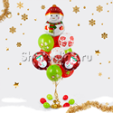 Букет шаров "Снеговичок в шарфе" - изображение 1
