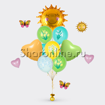 Букет шаров "Солнечный день"