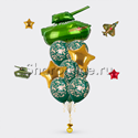 Букет шаров "Танк" - изображение 1