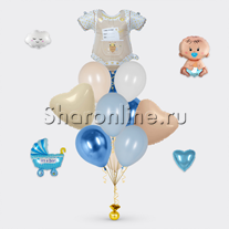 Букет шаров "У нас мальчик"