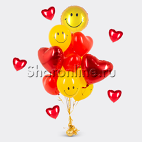 Букет шаров "Улыбка любви"