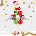 Букет шаров "Веселый Санта" - изображение 1