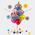 Букет шаров "Вкусный день рождения" - изображение 1
