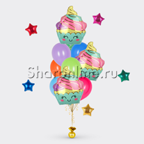 Букет шаров "Вкусный день рождения"