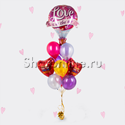 Букет шаров "Воздушная любовь" - изображение 1