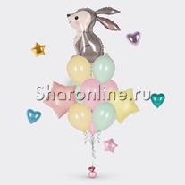 Букет шаров "Зайка"